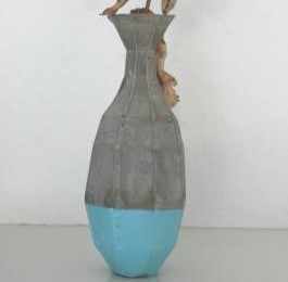 Zement Vase